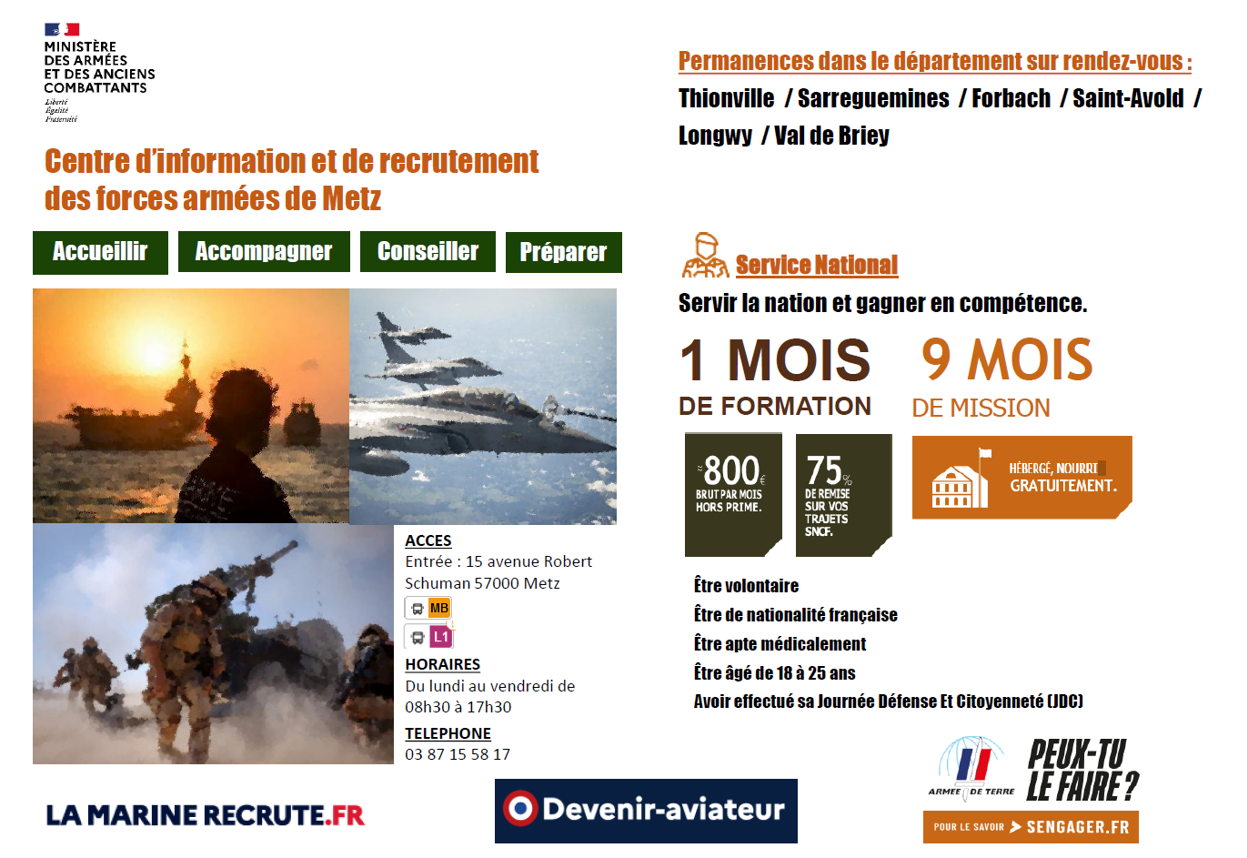 Centre d'information et de recrutement des forces armees de Metz
